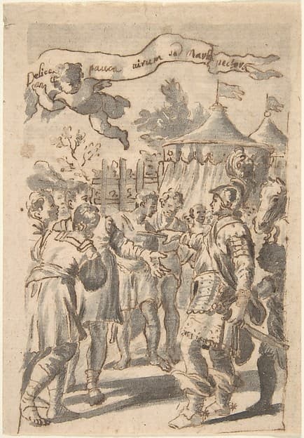 Design for a Book Illustration, by William Faithorne the Elder