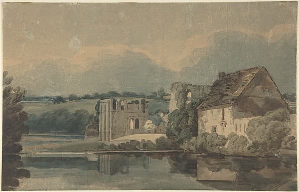Easby Abbey, by Thomas Girtin