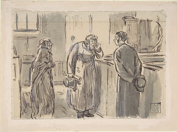 A Vicar and a Curate, by Charles Samuel Keene