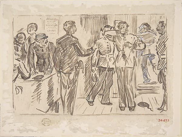"The Soldier's Tear"–Old Song, by Charles Samuel Keene