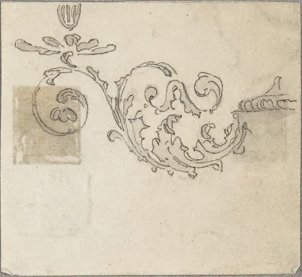 Detail of Foliate Decorative Element, by William Pitts