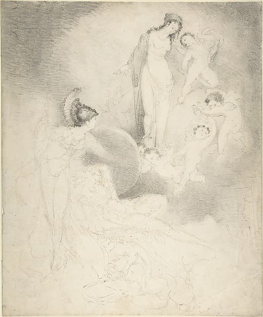Scene with Classical Figures, by William Pitts