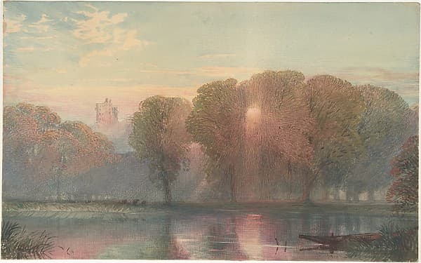 Windsor from Datchet, by William Collingwood Smith