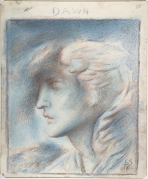 Dawn (Head of Hypnos), by Simeon Solomon