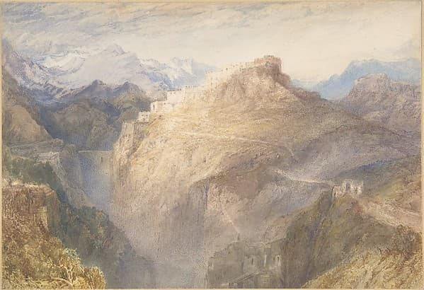 The Fort of L'Esseillon, Val de la Maurienne, France, by Joseph Mallord William Turner