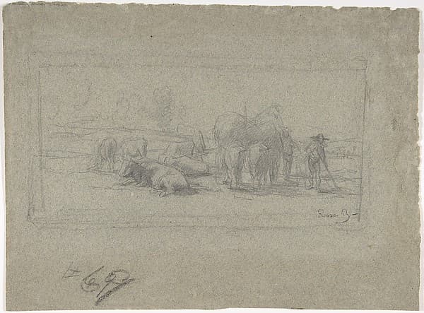 Landscape with Cattle, by Rosa Bonheur
