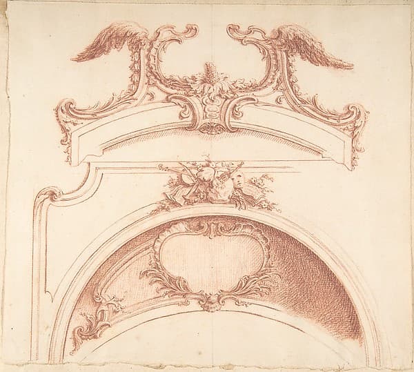 Preparatory Studies for Plates 90 and 91 of "Maisons de plaisance," Volume II, by Jacques François Blondel