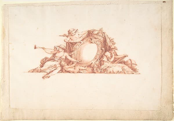 Preparatory Study for Plate 34 in "Maisons de plaisance" Vol. II, by Jacques François Blondel
