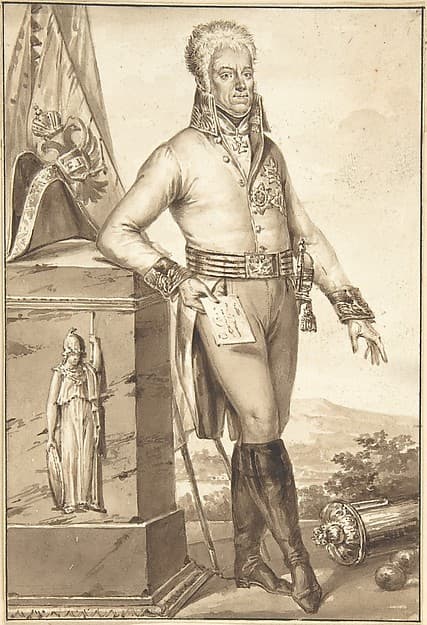 Portrait of Count Heinrich Joseph von Bellegarde, by Jean-Baptiste-François Bosio