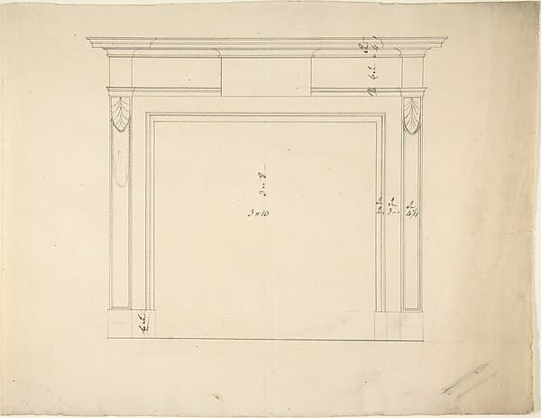 Design for a Chimneypiece, by Sir William Chambers