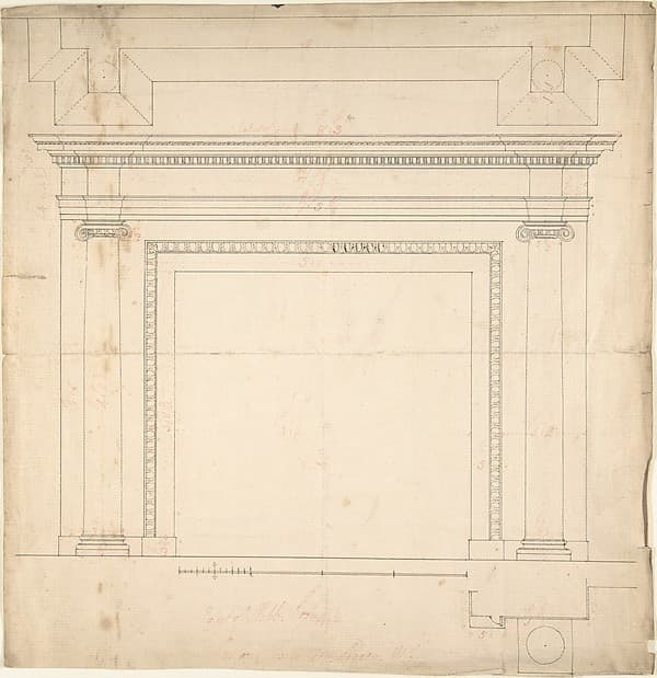 Design for a Chimneypiece, by Sir William Chambers