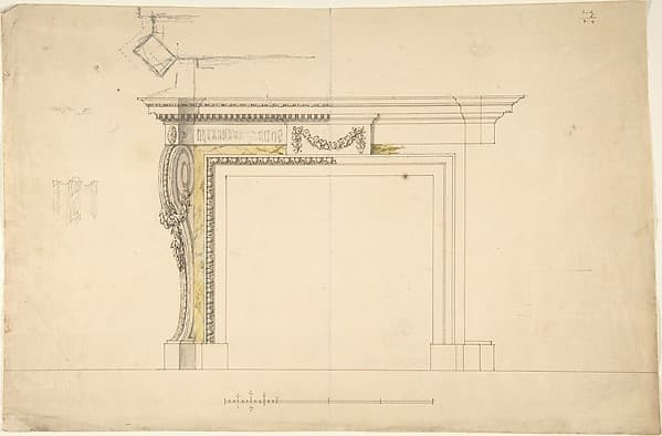 Design for a Chimneypiece, by Sir William Chambers