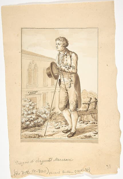 Portrait of Edmond Burke, by Antoine Louis François Sergent Marceau