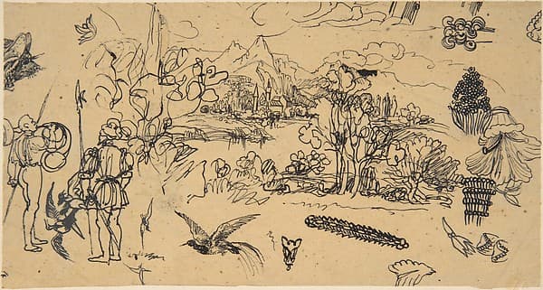 Studies, by Rodolphe Bresdin
