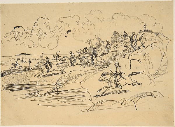 The Hunt, by Rodolphe Bresdin