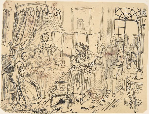 The Convalescent, by Rodolphe Bresdin