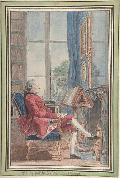 Jean-Pierre de Bougainville, by Louis de Carmontelle