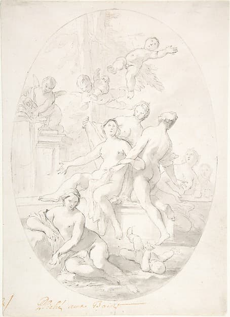 The Bath of Psyche, by Pierre Jacques Cazes