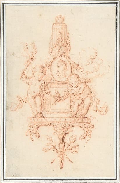 Design for a Wall Monument, by René Charpentier