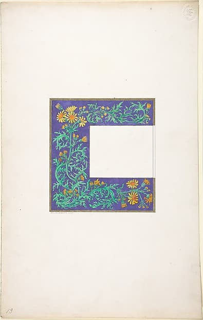 Decorated Border, by Freeman Gage Delamotte