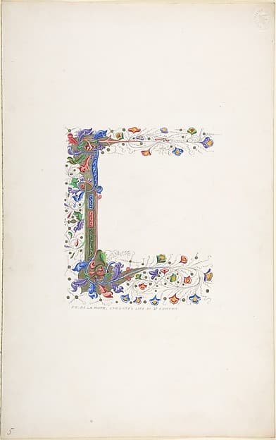 Decorated Border, by Freeman Gage Delamotte