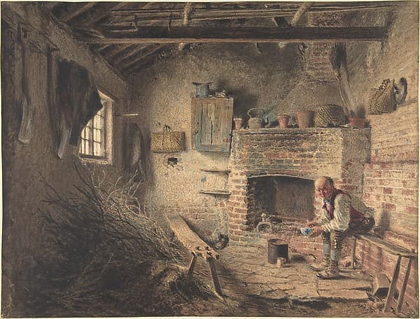The Woodcutter's Breakfast (The Faggot Gatherer's Meal), by William Henry Hunt