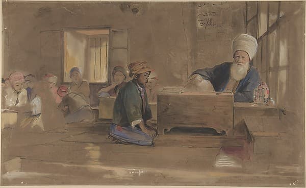 Arab School, by John Frederick Lewis