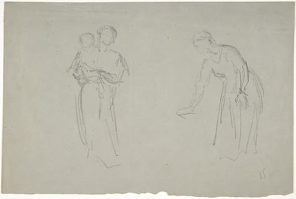 Mother and Child and a Female Figure, by Narcisse-Virgile Diaz de la Peña