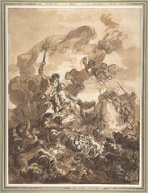 Allegory of Fishery: Neptune and Amphitrite, by Gabriel François Doyen