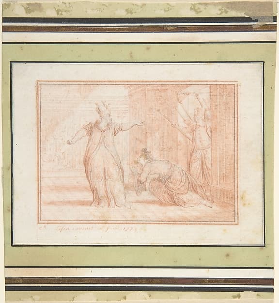 Study for a Book Illustration, by Charles Dominique Joseph Eisen