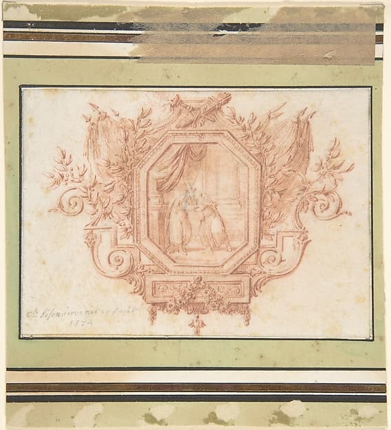Study for a Tailpiece, by Charles Dominique Joseph Eisen