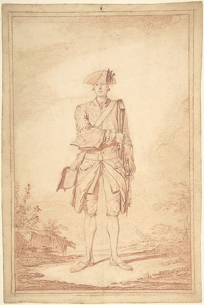 Standing Soldier: Garde Française, by Charles Dominique Joseph Eisen