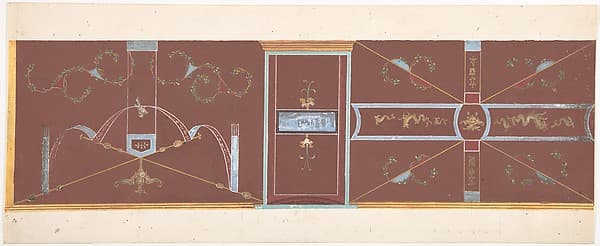 Design for Wall Decoration, by Pierre François Léonard Fontaine
