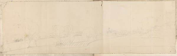 Landscape Sketch, by Anonymous, British, 19th century