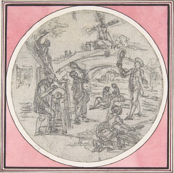 Design for a Box-Lid, by Hubert François Gravelot