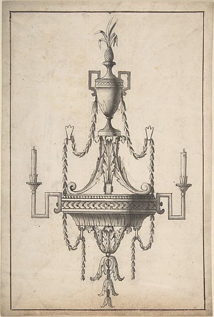 Candelabrum, by Anonymous, British, 18th century