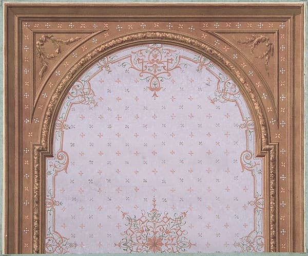 Design for Ceiling, Hôtel Cottier, by Jules-Edmond-Charles Lachaise