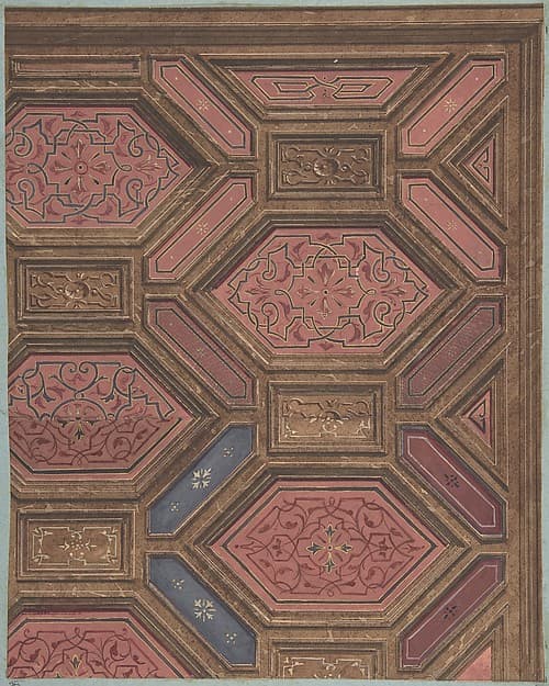 Design for Dining Room, Hôtel de Doctor Cranchi, by Jules-Edmond-Charles Lachaise