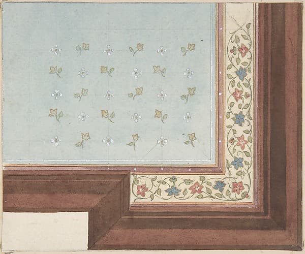 Design for Ceiling, Hôtel Hope, by Jules-Edmond-Charles Lachaise