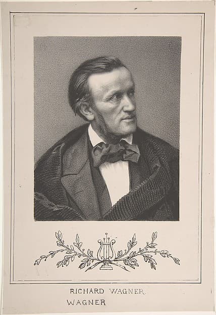 Portrait of Richard Wagner, by Pierre Petit