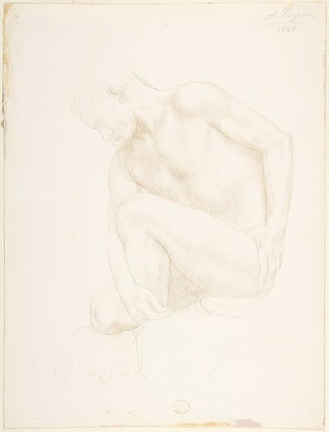 Study of a Figure, by Alphonse Legros
