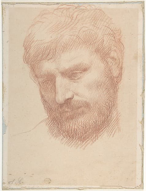 Head of a Man, by Alphonse Legros