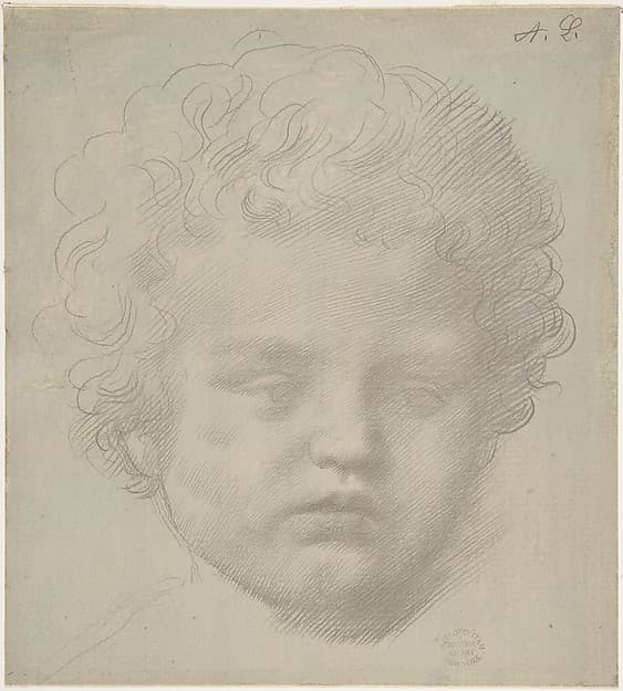Study of a Head, by Alphonse Legros