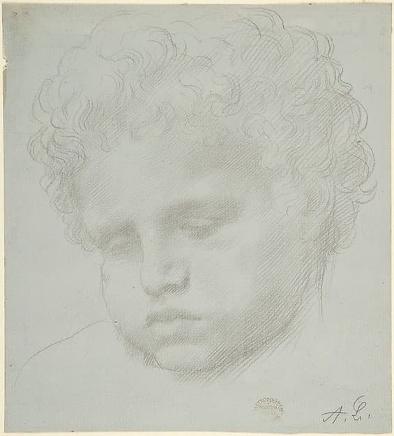 Study of a Head, by Alphonse Legros