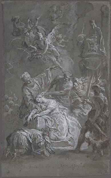 The Martyrdom of Saint Barbara, by Martin Johann Schmidt