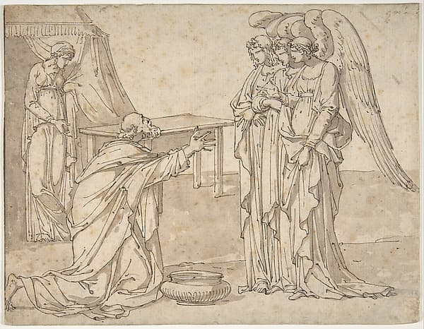 Three Angels Visiting Abraham, by Charles Meynier