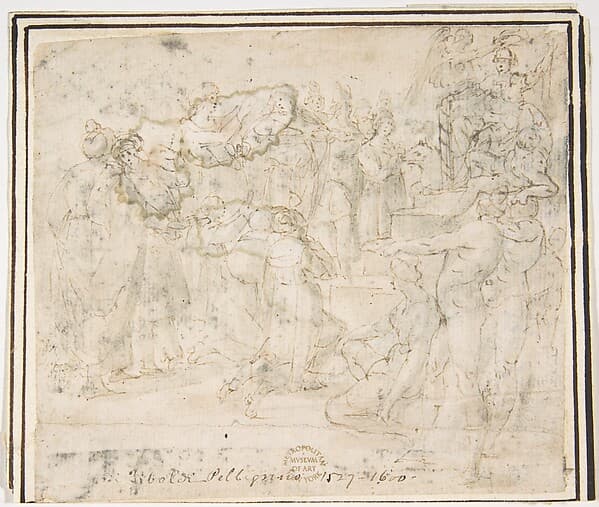 The Judgment of Solomon, by Francesco Allegrini