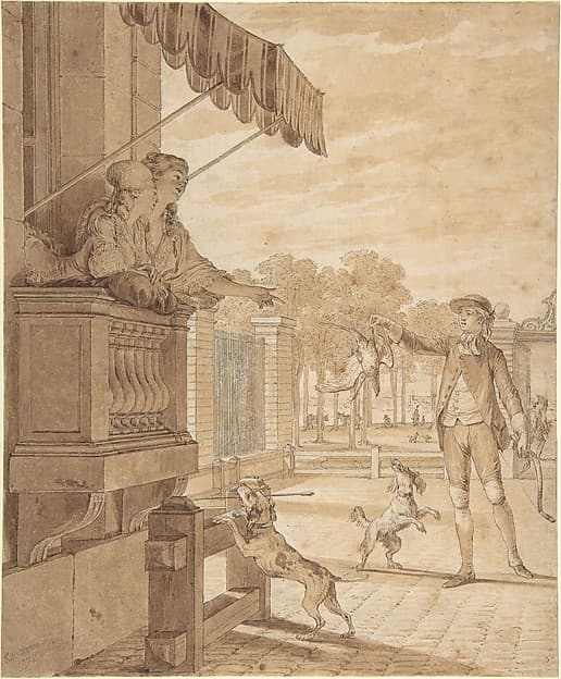 The Wager Won, by Jean Michel Moreau le Jeune