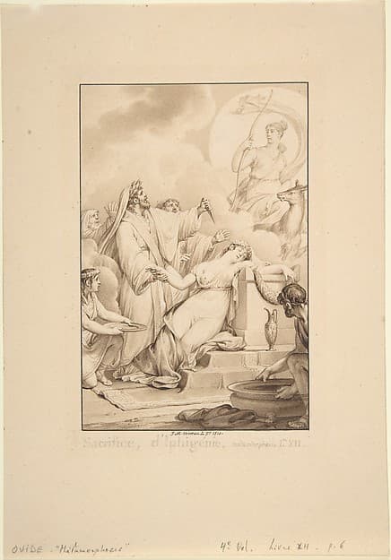 The Sacrifice of Iphigenia, by Jean Michel Moreau le Jeune