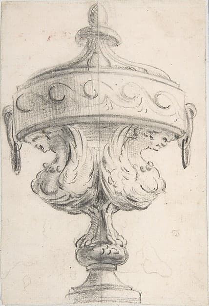 Design for a Vase, by Gilles-Marie Oppenord